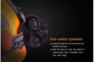 Image of Fenix Rechargeable LED Headlamp,950 Lumens,Black HL60R