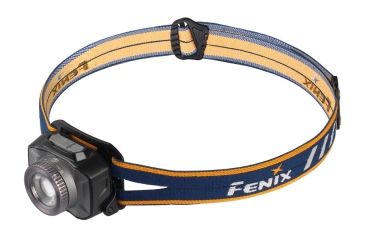 Image of Fenix Rechargeable Focusable LED Headlamp CREE XP-L HI V2 LED 600 Lumens Includes Built-In Li-Poly Battery Pack, Grey FENIX-HL40R-GREY