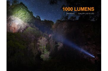 Image of Fenix UC35 Version 2.0 Rechargeable Flashlight, 1000 Lumens, Black UC35V2BK