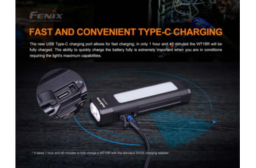 Image of Fenix WT 16R Flashlight, WT16RXBK