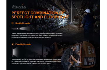 Image of Fenix WT 16R Flashlight, WT16RXBK