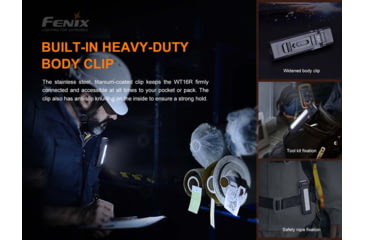 Image of Fenix WT 16R Flashlight, WT16RXBK