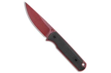 Image of Ferrum Forge Ferrum Forge Pro Series Red Force Lackey Fixed Blade Knife Black G-10, Black, D2, adult, BHQ-101719