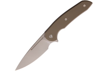 Image of Ferrum Forge Knife Works Stinger Linerlock Folding Knife, Tan, Tan G10 handle, STINGER TAN