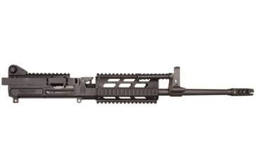 Image of FightLite Mission Configurable Rifle AR-15 5.56x45mm NATO 16.25inch MIL-Spec Upper Receiver, Picatinny Rail, 1-7 Twist, 1/2x28, FightLite RIP Brake Compensator, Anodized, Black, MCR-556-DFR