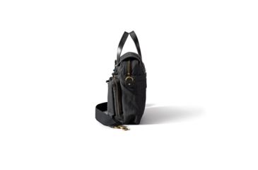 Image of Filson 24 Hr Tin Briefcase, Black, One Size 11070140-Black-OS - Brass