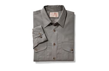 Image of Filson Feather Cloth Shirt, Light Olive, L 11010761-LightOlive-L