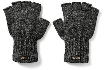 Image of Filson Fingerless Knit Gloves, Charcoal, Large, 20020938-Charcoal-L
