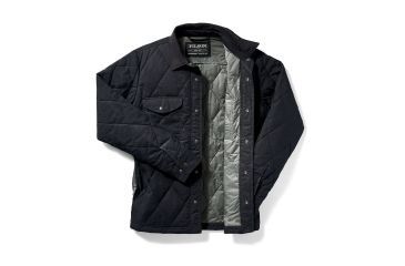 Image of Filson Hyder Quilted Jac-Shirt - Men's, Filson Hyder Quilted Jac-Shirt, Faded Navy, Large, 20019390-Faded Navy-L