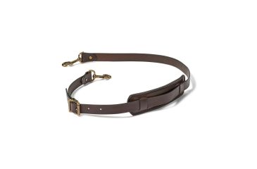Image of Filson Leather Shoulder Strap, Brown, Large, 20049230-BROWN-L