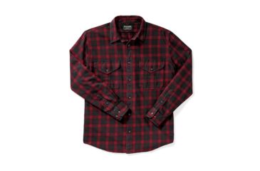 Image of Filson Lightweight Alaskan Guide Shirt, Black Red, XXL 11010743-BlackRed-XXL