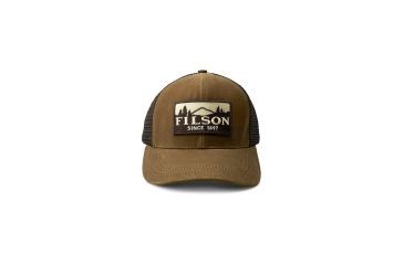Image of Filson Logger Mesh Cap, Dark Tan, One Size 11030237-Dark Tan-One Size