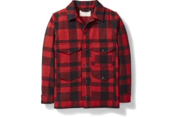 Image of Filson Mackinaw Cruiser - Mens, RedBlack, 44, 11010043-RedBlack-44