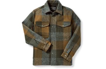 Image of Filson Mackinaw Jac Shirt - Mens, DkMil, Large, 11010788-DkMil-L