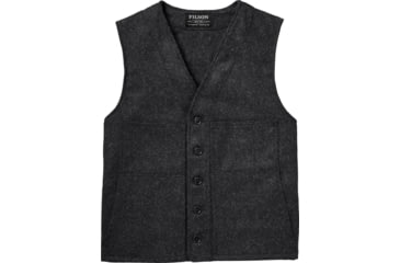Image of Filson Mackinaw Wool Vest - Alaska Fit - Mens, Charcoal, 36, 11010055-Charcoal-36