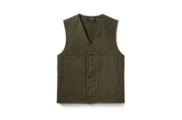 Image of Filson Mackinaw Wool Vest - Extra Long, Forest Green, XXL Long 11010056n-XXL