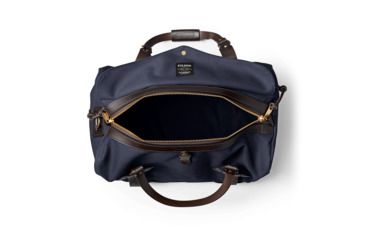 Image of Filson Medium Rugged Twill Duffle Bag, Navy, One Size, 11070325-Navy-OS - Brass