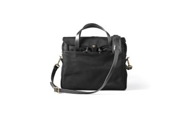Image of Filson Original Briefcase, Black, OS - Brass 11070256-Black-OS - Brass