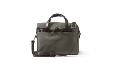 Image of Filson Original Briefcase , Otter Green, OS - Brass 11070256-Otter Green-OS - Brass