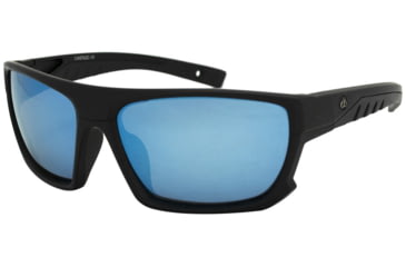 Image of Filthy Anglers Castaic Sunglasses - Mens, Matte Black Frame, Polarized w/ Ice Blue Mirror Lens, CASMBK01P-WB