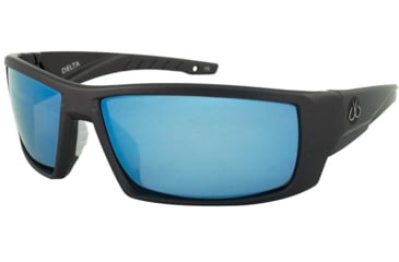 Image of Filthy Anglers Delta Sunglasses - Mens, Matte Graphite Frame, Polarized w/ Ice Blue Mirror Lens, DELMGR01P-WB
