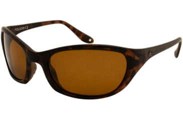 Image of Filthy Anglers Folsom Sunglasses, Matte Tortoise Frame, Brown Polarized Lens, FOLMTR03P