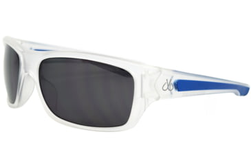Image of Filthy Anglers Mystic Sunglasses - Mens, Matte Clear Frame, Smoked Polarized Lens, MYSMCL01P