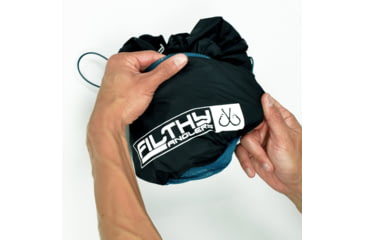 Image of Filthy Anglers Packable Windbreaker Jacket, Black, Medium, WINDBLK-M