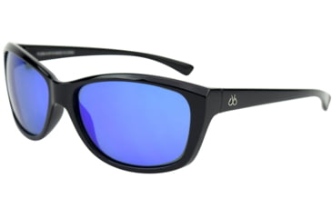 Image of Filthy Anglers Pleasant EP Mirror Sunglasses - Womens, Black Frame, Polarized EP Blue Mirror Lens, PLEBLK-EP-B