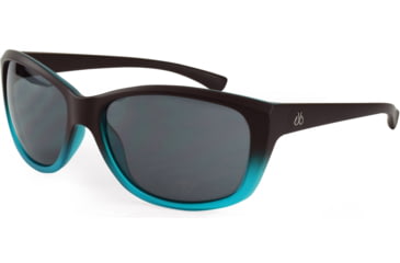 Image of Filthy Anglers Pleasant Sunglasses - Womens, Brown Gradient to Turquoise Frame, Smoked Polarized Lens, PLESEA01P