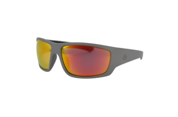 Image of Filthy Anglers Tenkiller Polarized Sunglasses, Matte Grey/ Polarized Red Mirror, TENMGY01P-S