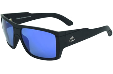 Image of Filthy Anglers Webster EP Mirror Sunglasses - Mens, Matte Black Frame, Polarized EP Blue Mirror Lens, WEBMBK-EP-B
