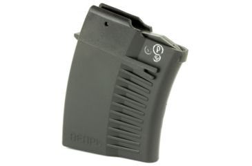 Image of Molot Vepr Round Magazine, 7.62x39, 10-Round, Polymer Black