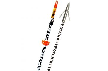 Image of Fin-Finder Hydro-Skin Arrow, White Zebra w/Big Head Pro 60856