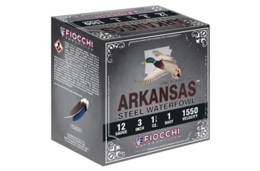 Image of Fiocchi 123ADS1 Arkansas Steel 12 Gauge 3 1 1/5 Oz 1 Shot 25 Bx/ 10 Cs