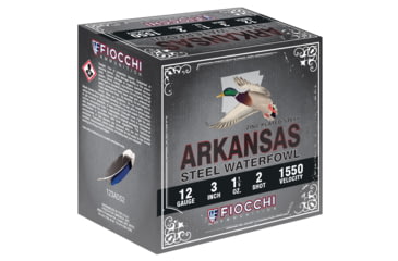 Image of Fiocchi Arkansas Steel 12 Gauge 1 1/5 oz 3in Centerfire Shotgun Ammo, 25 Rounds, 123ADS2