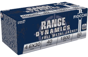 Image of Fiocchi 4.6x30mm H&amp;K 40 Grain Jacketed Hollow Point Rifle Ammo, 1000 Rounds, 46EXC
