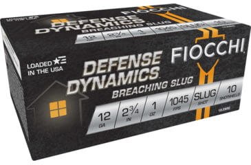 Image of Fiocchi Defense Dynamic Breaching 12 Gauge 1 oz 2 3/4in Shotgun Slugs Ammo, 10 Rounds, 12LEBRE
