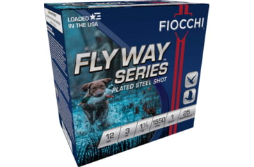Image of Fiocchi Flyway 12 Gauge 1 1/5oz 3in Shotgun Ammo, 1 Shot, 25 Rounds, 123ST151