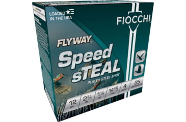 Image of Fiocchi Flyway 12 Gauge 1 1/8oz 2.75in 4 Size Shotgun Ammo, 25 Rounds, 12FST4
