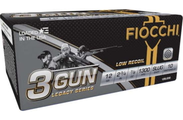 Image of Fiocchi Low Recoil 12 Gauge 7/8oz 2.75in Slug Shotgun Ammo, 10 Rounds, 12SLG3G