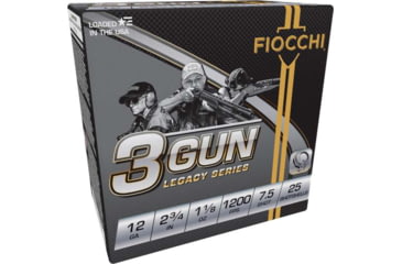 Image of Fiocchi Shooting Dynamics 3GM 12 Gauge 1 1/8oz 2-3/4in Shotgun Ammo, 25 Rounds, 12DH3G75