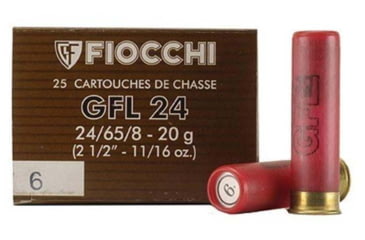 Image of Fiocchi Specialty Shotgun Shells 24 Gauge 11/16oz 2.5in 6 Shot Shotgun Ammo, 24PL16