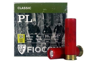 Fiocchi Specialty Shotgun Shells 24 Gauge 11/16oz 2.5in 8 Shot Shotgun ...
