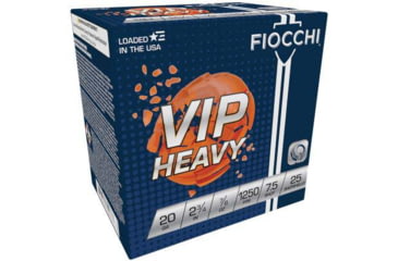 Image of Fiocchi VIP Heavy 20 Gauge 7/8oz 2.75in 7 1/2 Shot Shotgun Ammo, 25 Rounds, 20VIPH75