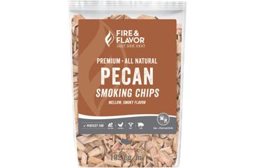 Image of Fire &amp; Flavor Wood Chips, Pecan, 2 lbs, Brown 1001635