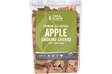 Image of Fire &amp; Flavor Wood Chunks, Apple, 4 lbs, Green 1001639