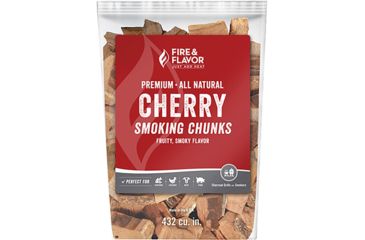 Image of Fire &amp; Flavor Wood Chunks, Cherry, 4 lbs, Red 1001640