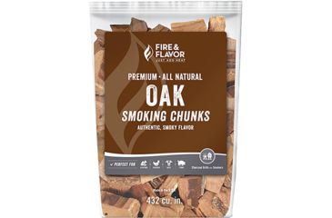 Image of Fire &amp; Flavor Wood Chunks, Oak, 4 lbs, Brown 1001641