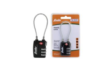 Image of Firearms Safety Devices Luggage lock with Steel Cable, 3 Dial FSAFSDCTSA380RCB